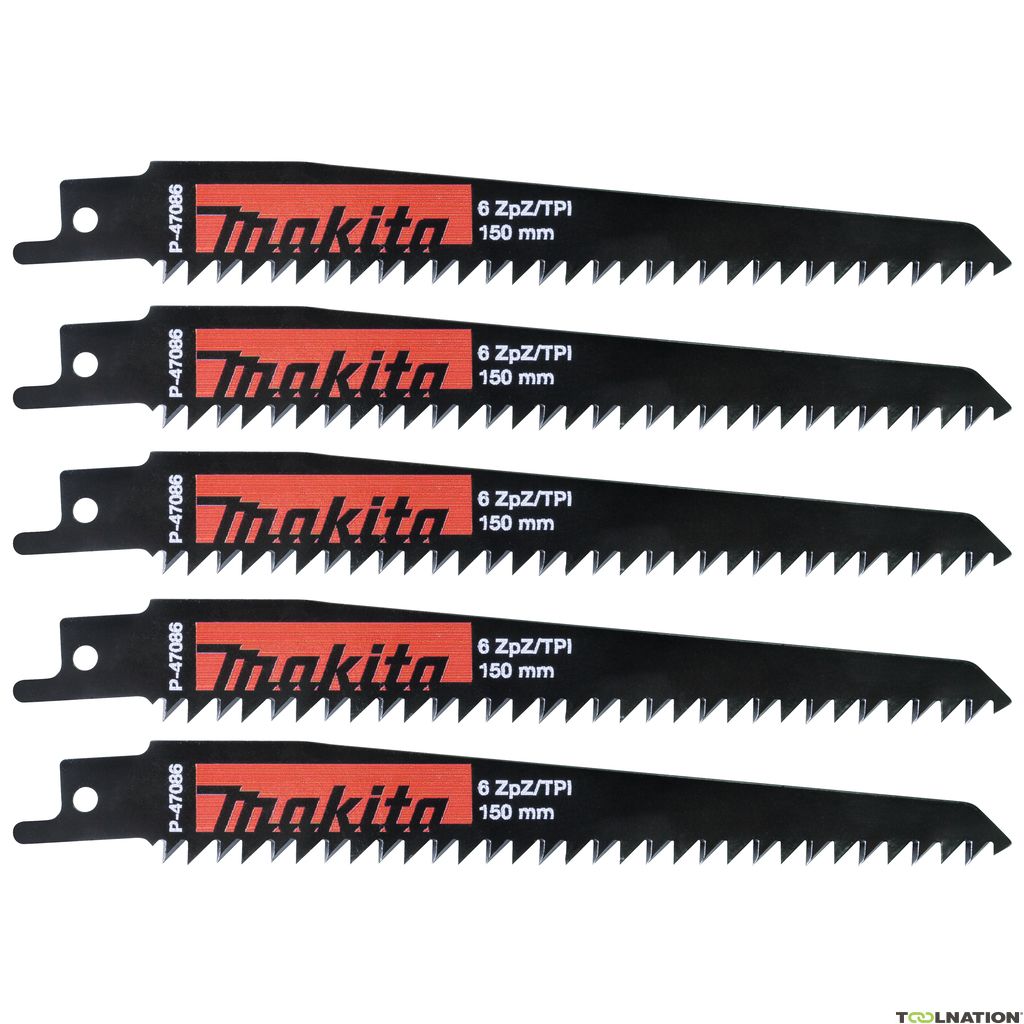 Makita P-47086 HCS pílové listy 150mm, sada 5ks