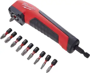 Milwaukee shockwave uhlový adaptér+10ks bitov 4932471274