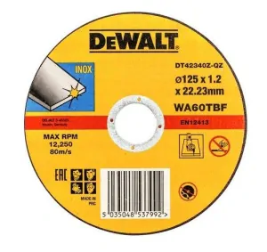 DeWALT DT42340TZ rezný kotúč 125x1.2mm