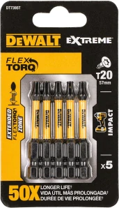 DeWALT T20 57mm 5ks DT7395T-QZ