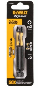 Skrutkovacie nástavce EXTREME Ph2 x 89 mm DT70567T