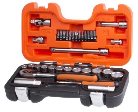 Bahco S330 sada nástrčných kĺúčov 1/4" a 3/8"