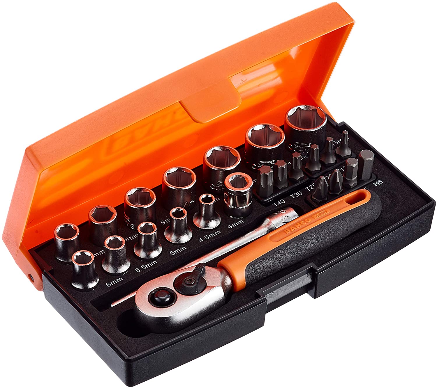 Bahco SL25 sada nástrčných kĺúčov 1/4"