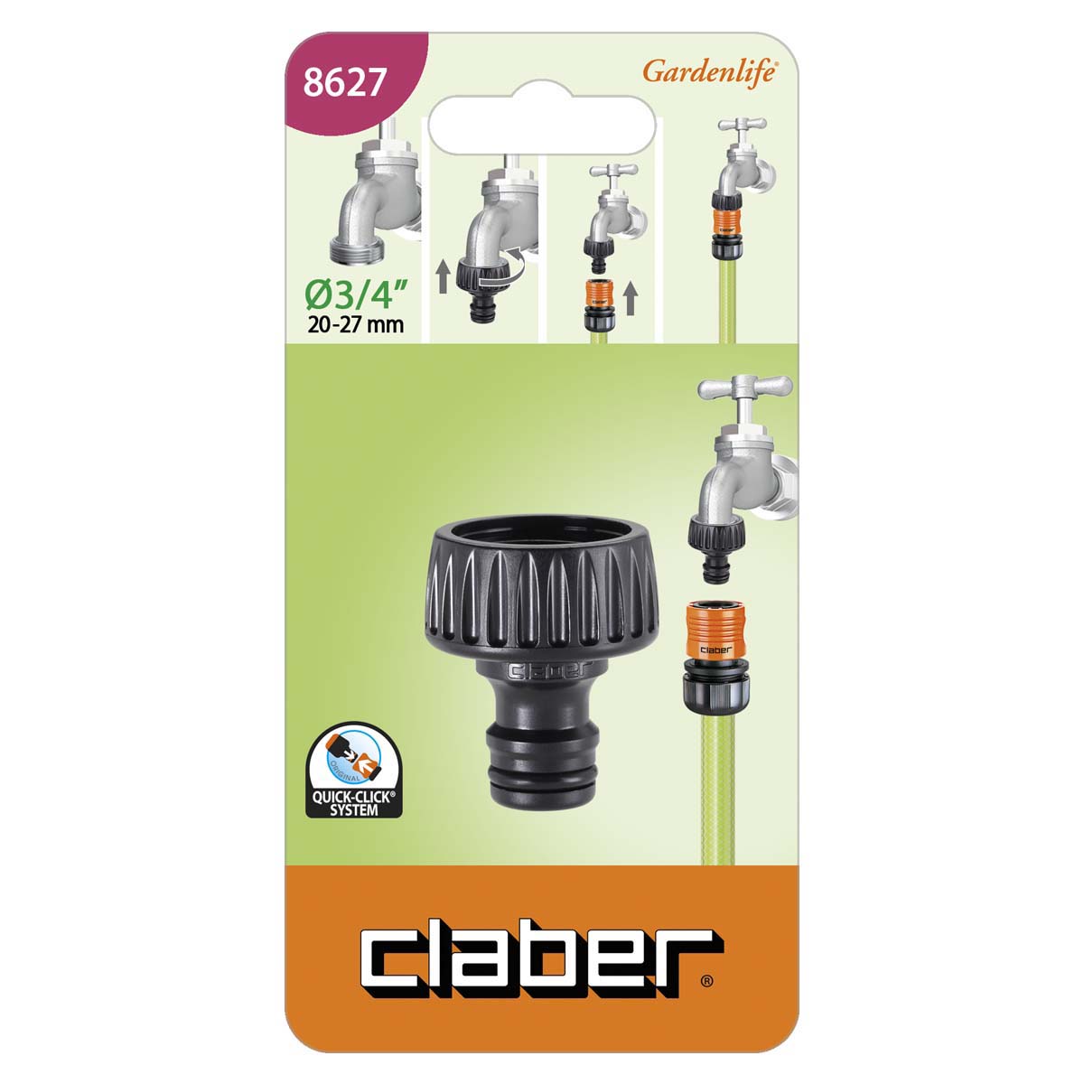 Prípojka na kohútik 3/4" CLABER 8627